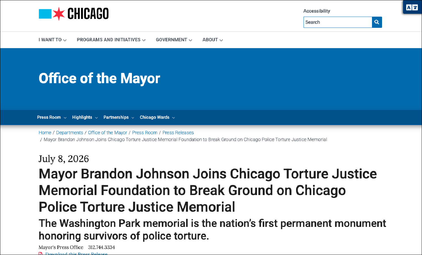 City of Chicago